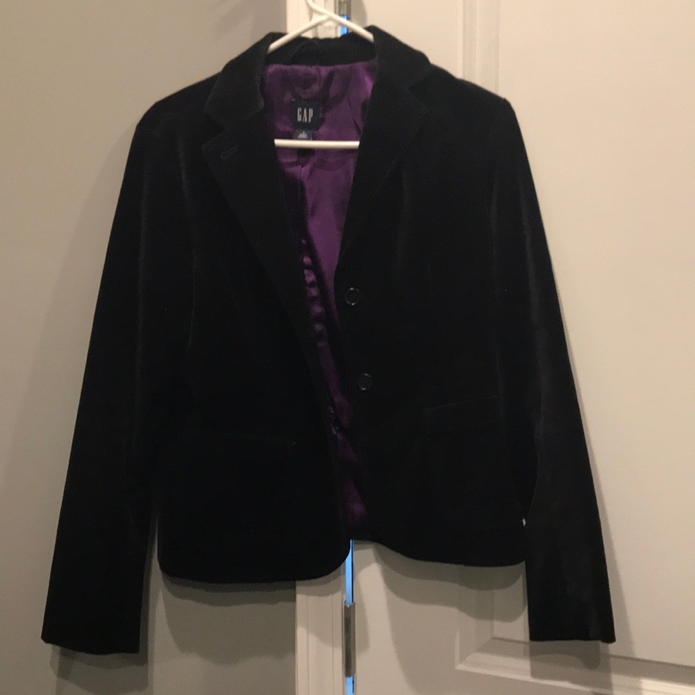 Gap velvet jacket